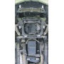 Защита картера Lexus IS 250 2005-2010 | двигатель + КПП, 3 мм, сталь | MOTODOR | 15008