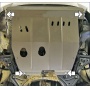 Защита картера Chevrolet Aveo 2006-2008 | двигатель + КПП, 2 мм, сталь | MOTODOR | 73003