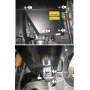 Защита картера Mitsubishi Pajero IV 2006-2012 | раздатка, 3 мм, сталь | MOTODOR | 11321