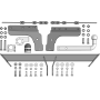 Фаркоп Exeed RX 2023- | шар A - оцинкованный, нагрузка 75/1500 | MOTODOR | 99015-A