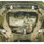 Защита картера Mazda CX-7 2006-2009 | двигатель + КПП, 2 мм, сталь | MOTODOR | 01122