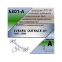 Фаркоп SUBARU OUTBACK 3 (BP) 2003-2009 | шар A | Лидер Плюс | S301-A