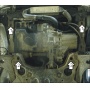 Защита картера Ford Transit 2006-2011 | двигатель + КПП + радиатор, 2 мм, сталь | MOTODOR | 00741