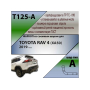 Фаркоп TOYOTA RAV 4 (ХА50) 2020- | шар A | Лидер Плюс | T125-A
