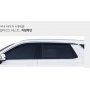 Премиум дефлекторы из 6 частей для Hyundai Palisade 2021+ | с хром молдингом
