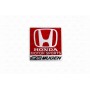 Шильд "Mugen" Для Honda, Самоклеящийся, Цвет: Красный, 1 шт. «57mm*53mm»