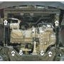 Защита картера Changan UNI-S 2024- | двигатель + КПП, 2 мм, сталь | MOTODOR | 77204
