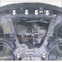 Защита картера Renault Kangoo 2008-2013 | двигатель + КПП, 2 мм, сталь | MOTODOR | 71709