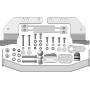Фаркоп Toyota Land Cruiser 200 2007-2012 | шар FE - оцинкованный, нагрузка 120/2000 | MOTODOR | 92527-FE