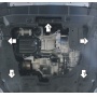 Защита картера Haval F7x 2019-2024 | двигатель + КПП, 2 мм, сталь | MOTODOR | 73105