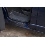Накладки на внутренние пороги передних дверей Volkswagen T5/T6 2003+/2010+/2015+ (Caravelle, Multivan, Transporter) 2 штуки | шагрень