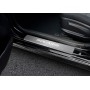 Накладки на пороги для Hyundai Solaris 2010-2017 | нержавейка, Rival