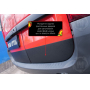 Молдинги на задние распашные двери для Лада Ларгус 2012+/2021+ | широкие