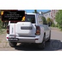 Накладка на задний бампер Хавал Н9 2024+ | шагрень