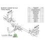 Фаркоп NISSAN TIIDA (C11) (седан) 2007-2014 | шар A | Лидер Плюс | N119-A