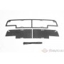 Защитная сетка переднего бампера (с ДХО) для Renault Sandero 2009-2013 | шагрень
