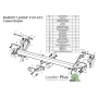 Фаркоп CITROEN JUMPER 250/290 (L1,L2,L3) 2006-/2017- | шар F - кованый | Лидер Плюс | P107-F