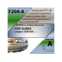 Фаркоп FIAT ALBEA (седан) 2003- | шар A | Лидер Плюс | F204-A