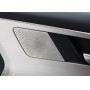 Накладки на высокочастотные динамики передней двери для Хавал Ф7 2019+ | нержавейка, 2 части