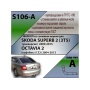 Фаркоп SKODA OCTAVIA 2 (A5) лифтбек 2004-2013 | шар A | Лидер Плюс | S106-A