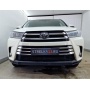 Накладки на фары для Toyota Highlander 3 2013-2020 | 2 штуки, декор