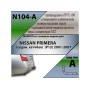 Фаркоп NISSAN PRIMERA (седан, хетчбек) (Р12) 2001-2007 | шар A | Лидер Плюс | N104-A Фаркоп NISSAN PRIMERA (седан, хетчбек) (Р12) 2001-2007 | шар A | Лидер Плюс | N104-A