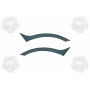 Накладки на внутренние задние арки для Киа Соренто Прайм | шагрень