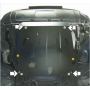 Защита картера Nissan X-Trail 2010-2015 | двигатель + КПП, 2 мм, сталь | MOTODOR | 01426