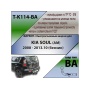 Фаркоп KIA SOUL 1 (AM) 2008-2014 (бензин) | шар BA - быстросъемный | Лидер Плюс | T-K114-BA