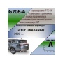 Фаркоп GEELY OKAVANGO 2023- | шар A | Лидер Плюс | G206-A