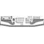 Фаркоп Toyota Alphard 2015-2023 | шар A - оцинкованный, нагрузка 75/1500 | MOTODOR | 92521-A