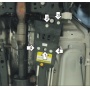 Защита картера Ford Explorer 2010-2015 | трубки кондиционера, 3 мм, сталь | MOTODOR | 10704