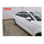 Дефлекторы Audi A3 седан (8V) 2012-2020 | с хром молдингом, из 6 частей, премиум, плоские, 2D