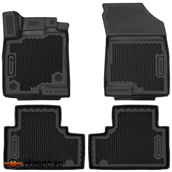 3D коврики Хавал Джолион 2021+/2024+ (2WD) | TPE, EVA-style