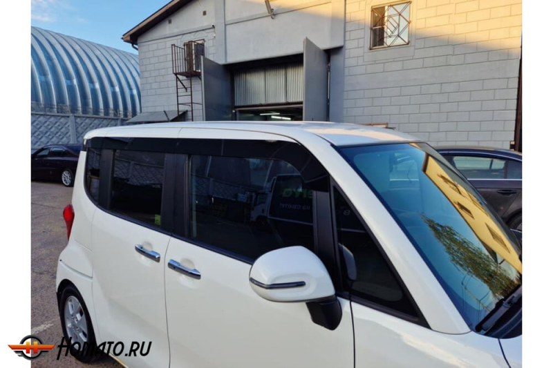 Дефлекторы Kia Ray 2011+/2018+/2022+ | из 6 частей, премиум, плоские, 2D
