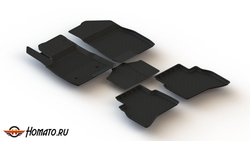 Резиновые коврики Chevrolet TrailBlazer 3 2021+ | с высокими бортами | Seintex
