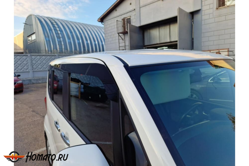 Дефлекторы Kia Ray 2011+/2018+/2022+ | из 6 частей, премиум, плоские, 2D