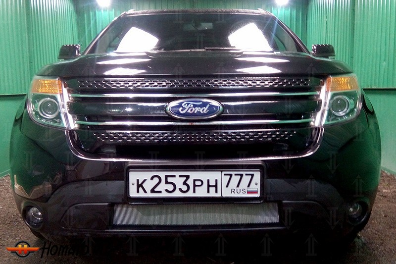 Защита радиатора для Ford Explorer (2012-2015) дорестайл | Стандарт