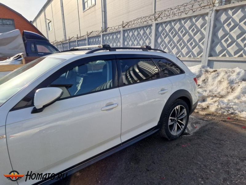 Дефлекторы Ауди А4 Б9 2015+ универсал / Allroad | из 6 частей, премиум, плоские, 2D
