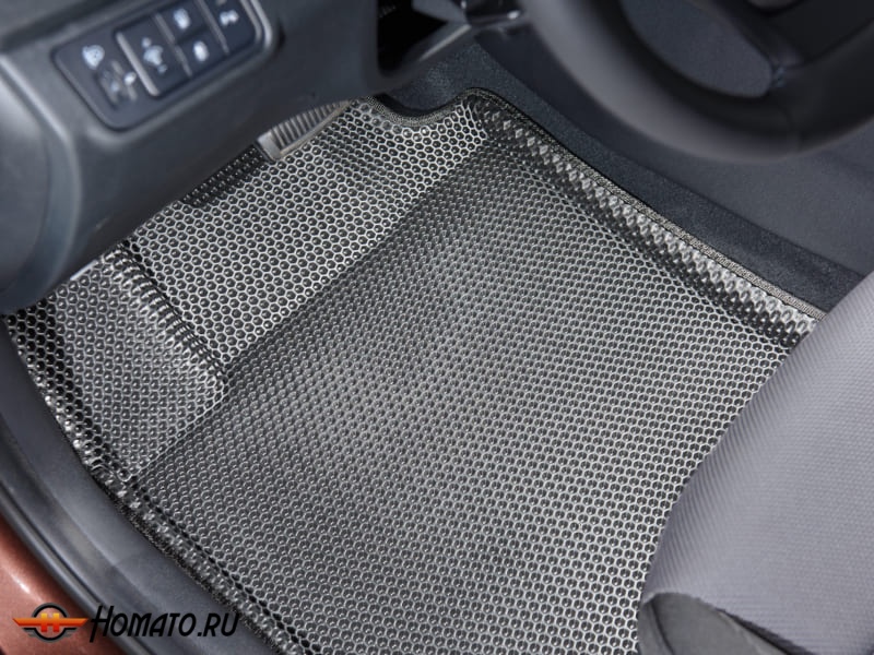 3D EVA коврики с бортами Toyota Land Cruiser 300 2021+ | Премиум