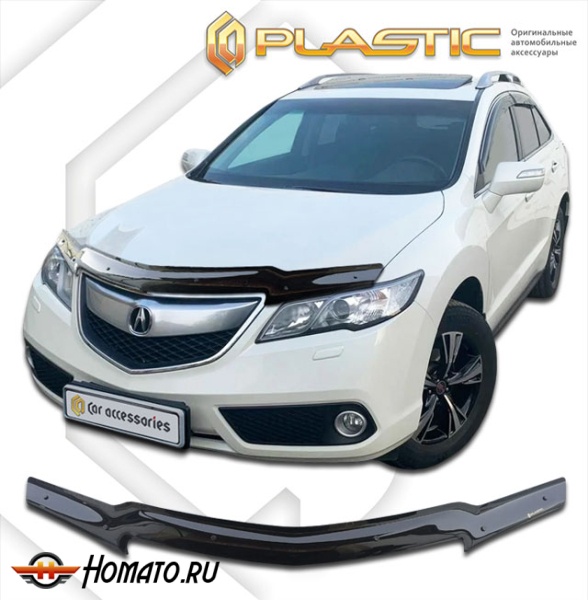 Дефлектор капота Acura RDX 2 2012-2018 (TB3, TB4) | черный