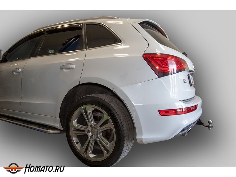 Фаркоп AUDI Q5 (8RB) 2008-2017 | шар E - под квадрат - быстросъемный | Лидер Плюс | A106-E