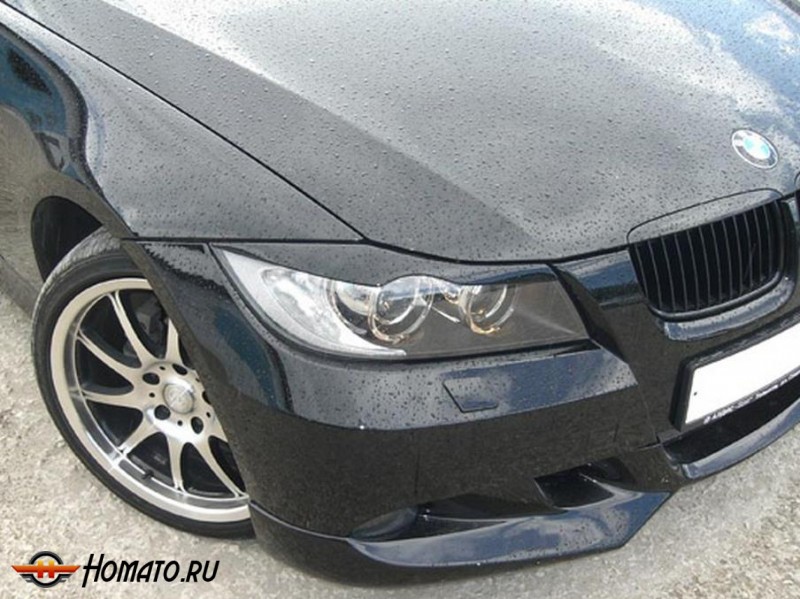 Реснички на фары для BMW 3 E90 (2005-2012)