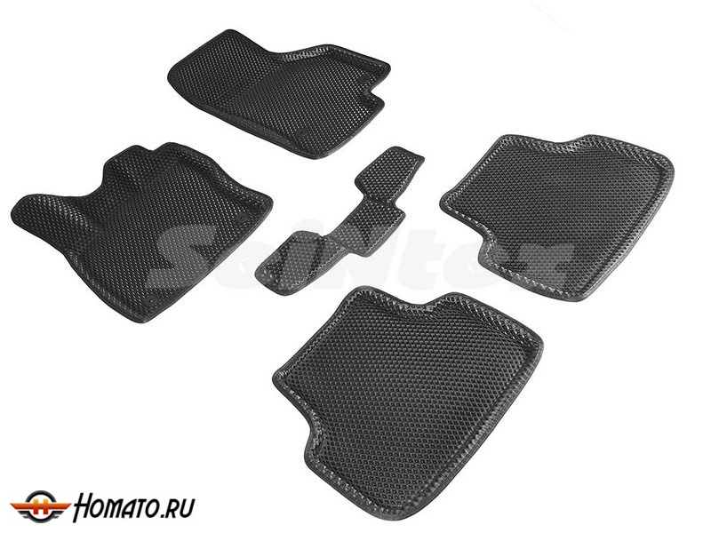 3D EVA коврики с бортами Skoda Octavia A7 2013-2020 | Премиум