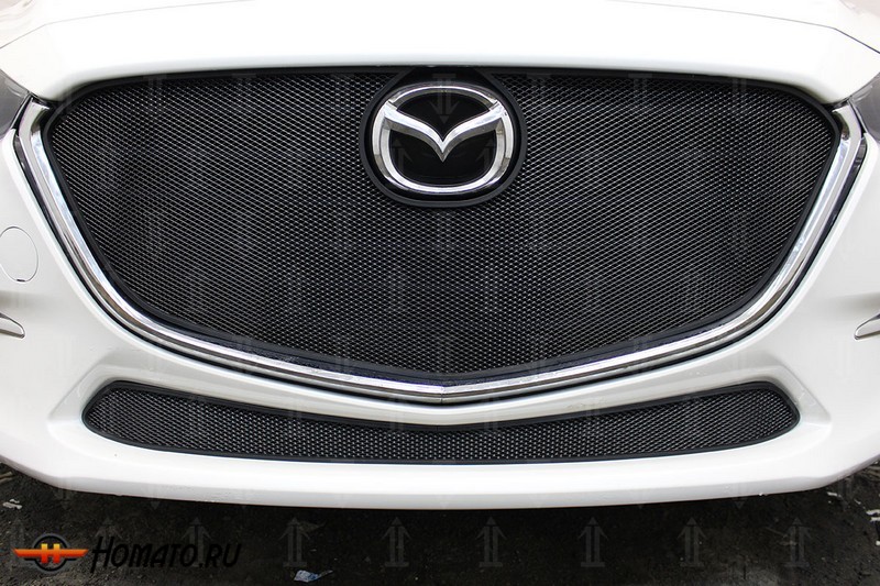 Защита радиатора для Mazda 3 BM (2016+) рестайл | Стандарт