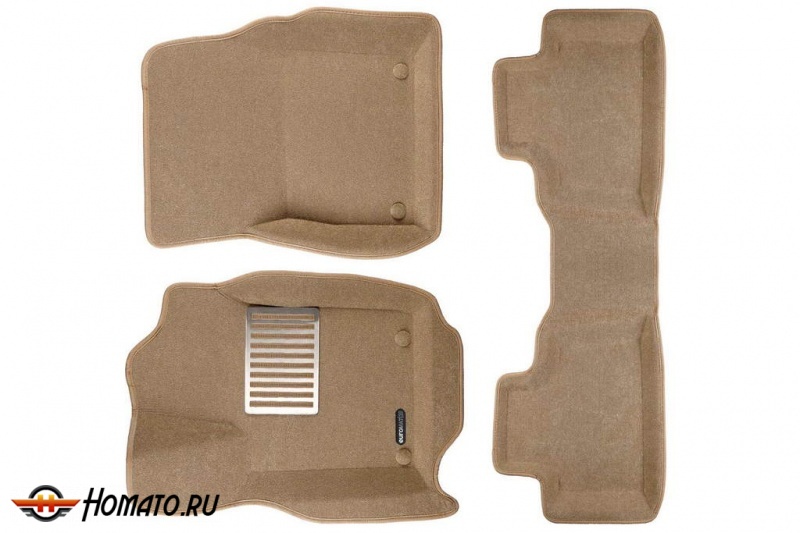 3D коврики для Jeep Grand Cherokee 2010+/2013+/2018+ | LUX: 5 слоев