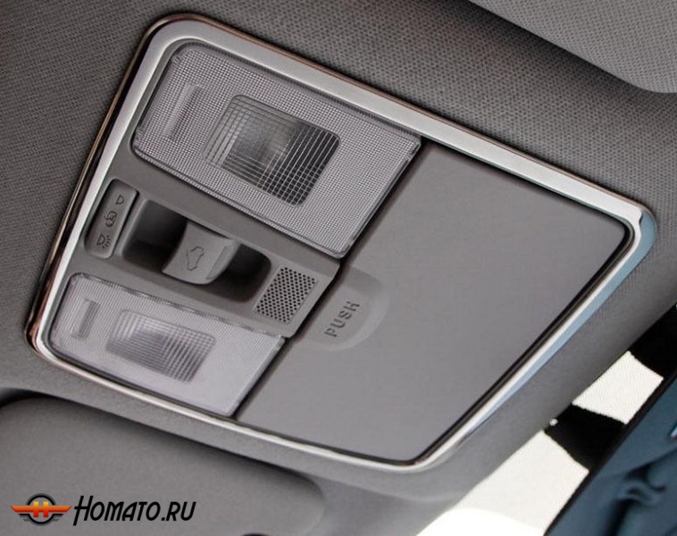 Окантовка верхней подстветки салона для Hyundai Creta (ix25) 2015+ | 3 части