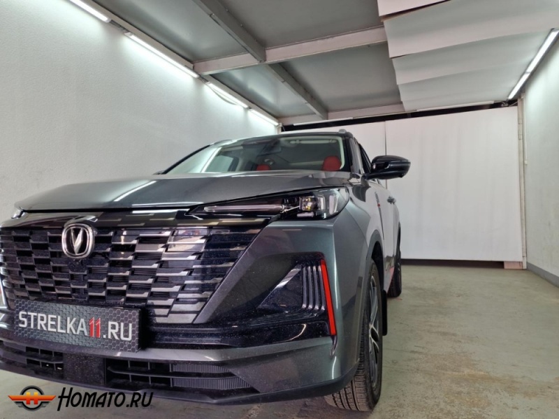 Накладки на фары для Changan Uni S | 2 штуки, декор