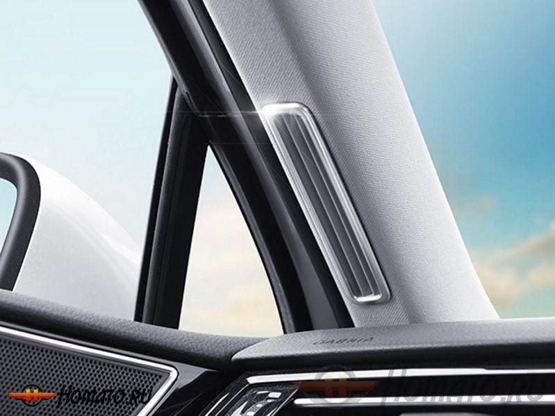 Накладки на воздуховоды передних стоек для VW Passat (B8) 2015+
