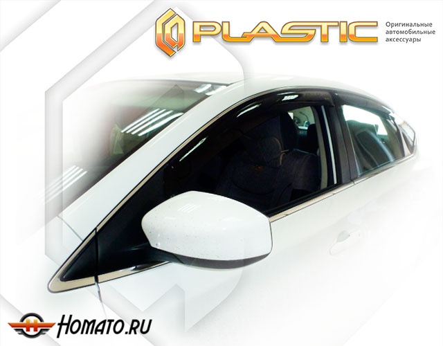 Дефлекторы ветровики Nissan Sentra 2012- (B17)